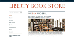 Desktop Screenshot of libertybookstore.com
